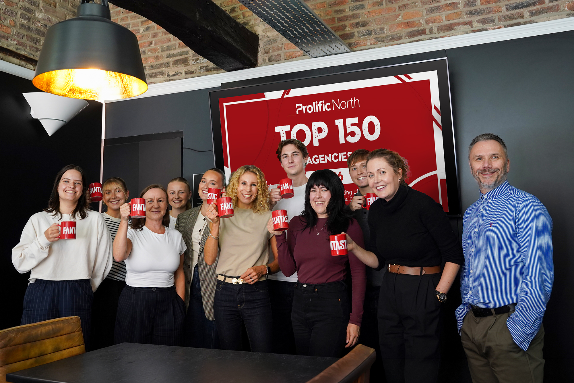 Fantastic team celebrates Top 150 achievement